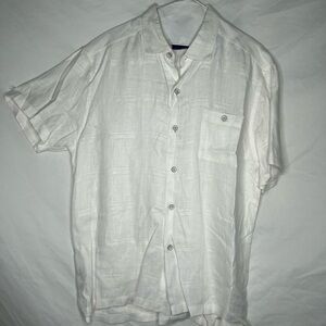 Tommy Bahama White Casual Button Down Shirt